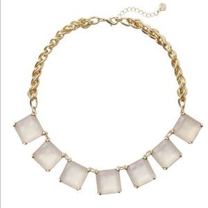 LOFT Necklace - Gold w Beautiful Pink Stones 💕